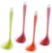Yoku Made - Mini louche en silicone, petite louche, louche à sauce, pour servir, cuisiner, gratter, 21,6 cm, lot de 4