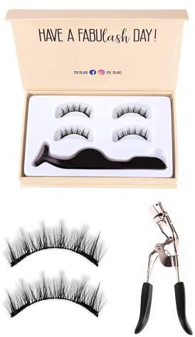M.Y.L LUNA Wiederverwendbare Magnetwimpern | 4er Set Wimpern | Magnet Wimpern ohne Eyeliner