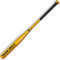 Baseballschläger, Baseball Schläger Aluminiumlegierung Baseballschläger Alu mit Gummigriff 32 (Gold)