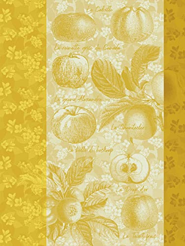 Le Jacquard Français 27509 Geschirrtuch Pommes A Croquer Golden 80X60 cm Baumwolle