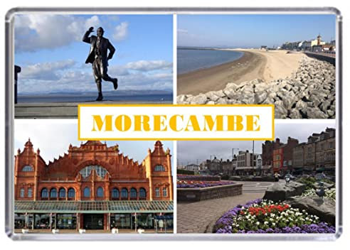Morecambe United Kingdom England Souvenir Acrylic Fridge Magnet (Standard: 70x45mm)