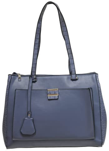 Envy Damen 829 Schultertasche, blau