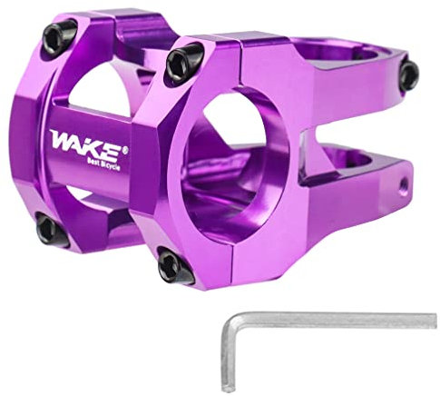 CYSKY 31.8 Vorbau 35mm 45mm MTB Vorbau Mountainbike Vorbau Riser Lenker Kurzer Vorbau für die meisten Rennrad Vorbau, MTB Vorbau, BMX Vorbau, Fahrrad Vorbau (45mm, Violett)