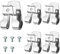 10Pcs Belt Clip for Ryobi, Drill Clip for Tool Belt 633586002 636181001 Replacement Part with Screws, Stainless Steel Driver Hook for Ryobi and Ridgid 18 volt Tools Ullnosoo