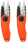 Fishing Wire Plier, 2Pack Foldable Stainless Steel Scissor, Shrimp Shape Fishing Line Clipper, Fishing Folding Scissors, Folding Scissor Tackle, Folding Shrimp Shape Scissor Fishing Tool (Orange)