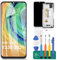 Ersatz-LCD-Display für Vivo Y33S 2021 für Vivo Y33S Touchscreen V2109 Digitizer (Schwarz, mit Rahmen)