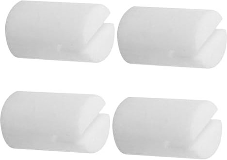 ibasenice Banjo Bone Nut 5 String 4pcs Pack Banjo Saddle Nuts Ox Bone Material for Enhanced Sound Quality