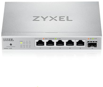 SWITCH UNMANAGED 5 PORTE 2.5GBE