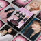92 Stück BP Lomo Karten 6 x 9 cm, Black-P Photocard Black&Pink Box Karten Geschenkpaket für Fans (A)