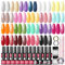 COSCELIA UV Nagellack Set, 20 Farben Gel Nagellack mit Unterlack Glänzender Matte Silber Glitzer Überlack Kit, Gelnägel 7ML Gellack UV Gel Set für Anfänger Nageldesign Set Geschenke für Frauen
