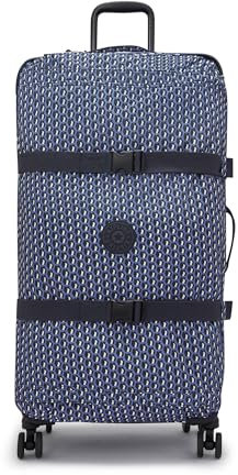 Kipling Spontaneous Small Carry-On Wheeled Luggage, 3d K Blue, 16.25L x 30.75H x 11D