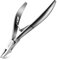 BALUCA Toenail Clippers Straight Blade for Thick Toenails and Ingrown Nails, Professional Stainless Steel Fingernail Toenail Clippers Trimmers for Seniors, Men and Adult - Sliver