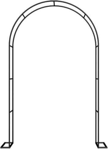 Wrobelax Metall-Gartenbogen, leichtes Metallbogen-Spalier für Kletterpflanzen, Indoor-Outdoor-Gartenlaube, großer Stützbogen, verschiedene Größen, bauen Sie Ihre eigene Struktur (Größe: 350 x 220 cm,