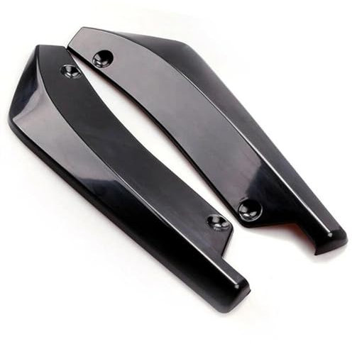 OQRDVVTT Heckspoiler Auto Glänzend Schwarz Zubehör Hinten Lip Wrap Winkel Splitter Diffusor Canard Kunststoff Für B&MW F30 F31 F32 F33 F22 2Pcs Auto Spoiler HeckflüGel