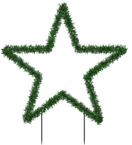 Tidyard Weihnachtsstern Weihnachtsbeleuchtung mit Erdspießen Gartenstecker Stern Beleuchtet 8 Modi Wasserdicht Weihnachtsdeko Leuchtstern 115 LEDs 85 cm