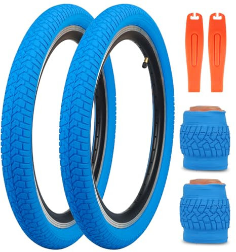 Pack de 2 neumáticos de bicicleta 20 x 2.125 30TPI plegables Kids Bike Tires compatibles 20 x 2.10 20 x 2.125 20 x 2.25 niños