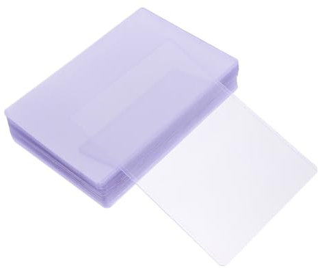 NUOBESTY Ultradünne Kartenhüllen Aus Kunststoff 30er-pack Dokumentenschutz Im B6-format Für Bilder Stabiles Kreditkartenhalter-design