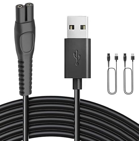 WITRN 5V Philips Shaver Charging Cable Power Cable for Electric Shavers, compatible with Philips OneBlade Norelco QP2724/90, QP2834/70, MG5910/49, MG7910/49, MG9510/60