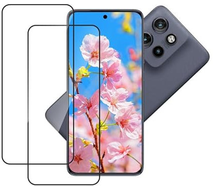 Banuyaw für Panzerglas Motorola Edge 50 Neo Schutzglas, für 9H Kratzfest Schutzfolie Motorola Edge 50 Neo 5G Folie, 2 Stück Ultra HD Displayschutz Blasenfrei Screen Protector