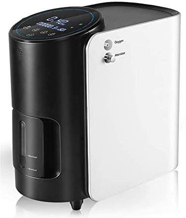 Generatore Portatile del Concentratore di Ossigeno, Macchina Dell'ossigeno Regolabile 1-7 L/min 93% ± 3% Macchina per la Purificazione Dell'aria ad Alta Concentrazione.,JY102WO