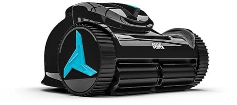 AquaForte XM44 Akku Poolroboter - Kabellose Premium-Poolreinigung mit KI - Bis 4,4 h Laufzeit - Für Pools bis 50 m³ - Reinigt Boden Wände & Wasserlinie - Salzwassergeeignet