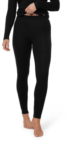 DANISH ENDURANCE Merino Thermo Leggings Damen, Schwer 250 g/m² | Merino Thermoleggings, Warm, Atmungsaktiv & Geruchshemmend, für extreme Kälte und Wintersport, Thermounterwäsche Damen