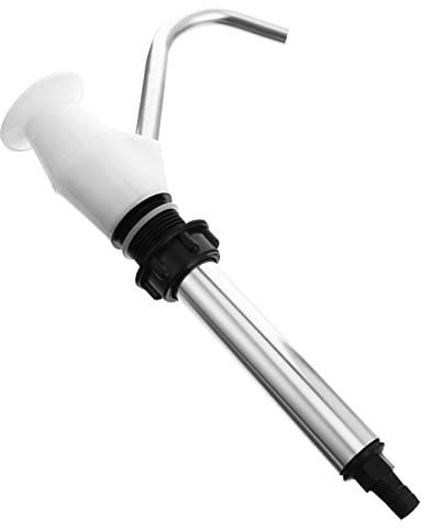 Cabilock Manual Double Action Hand Pump Water Dispenser for Motorhome Sink Durable Aluminum Alloy Pumping Tool Easy Installation for Camper Van and Caravan Use