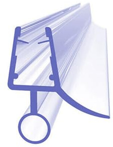 4er-Pack 50 cm Duschtür-Abstreifer, Bodendichtung, Abtropfleiste, Dichtungsstreifen, kein Kleber, Wasserrückhalteleiste