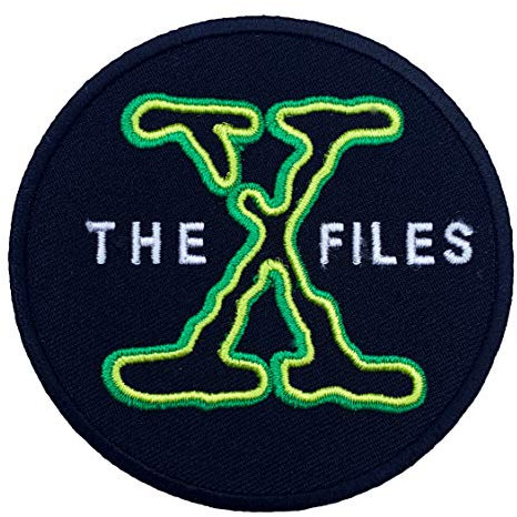 The X-Files Aufnäher (8 cm) bestickt zum Aufbügeln oder Aufnähen, XFiles Retro Souvenir DIY Kostüm X-Files Poster Alien I Want to Believe ET Aliens