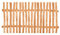 BooGardi Zaunelement Haselnuss · 144 Größen · 80 x 100 cm (5-6 cm) · Staketenzaun Bausatz für Lattenzaun/Bretterzaun · Gartenzaun Holzzaun