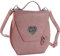 dressforfun 900652 Damen Trachten Handtasche Herzmadl, Schicke Trachtenhandtasche in Lederoptik (Rosa | Nr. 303275)