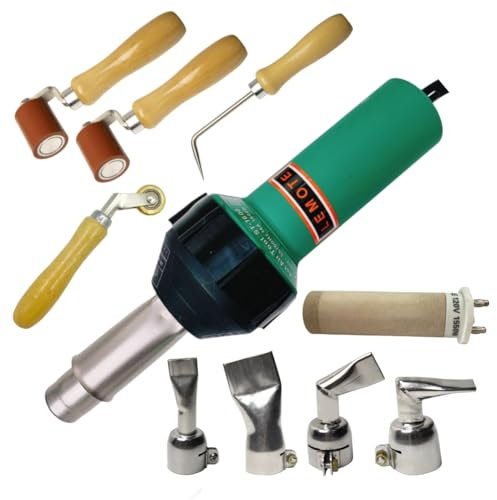 110V Hot Air Gun Welding Torch 1600W Heat Gun Plastic Welder Roofing Welder Kits