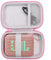 co2CREA Duro Viaggio Caso Copertina per JBL GO 4 / JBL GO 3 / Go 3 Eco Speaker portatile waterproof（solo scatola） (Custodia rosa)