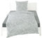 Bierbaum Bettwäsche Mako-Satin Silber Größe 155x220 cm (80x80 cm)