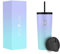 710 ml Insulated Tumbler with Straw Lid - Cold 20hrs & Hot 5hrs Drinks - Double-Walled Stainless Steel Leakproof Travel Mug - Cupholder Friendly Thermal Cup Coffee Flask