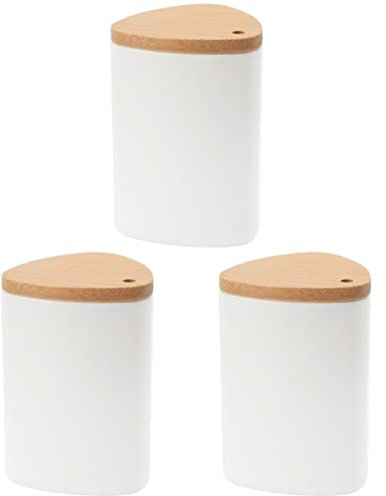 3 Pz Distributore Porta Stuzzicadenti con Coperchio Contenitori Astuccio Porta Stuzzicadenti Supporto per Stuzzicadenti Contenitore Tavolino da caffè