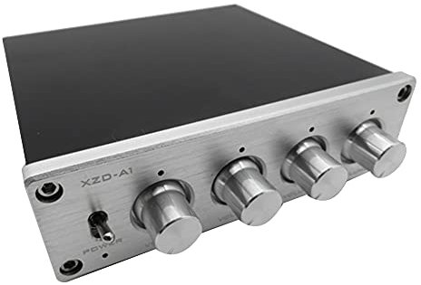 Pvczool HiFi Lossless 1 Entrada 4 Salida HUB Distribuidor Audio Selector Señal Interruptor Selector Fuente Amplificador Volumen ()