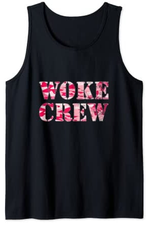 Woke Crew Camouflage Rose Débardeur
