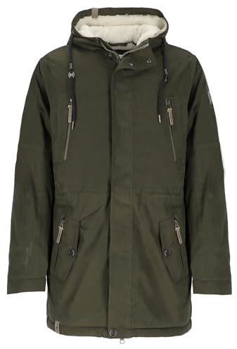 lue Wave Herren Funktionsparka Jacke Kuddel - Parka Winterjacke Outdoorjacke Funktionsjacke