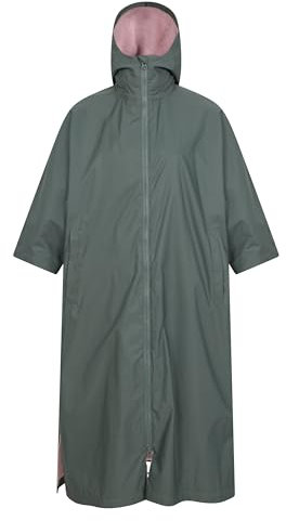 Mountain Warehouse Coastline Womens Water-Resistant Changing Robe - Fleece Lined - Spring Summer Khaki S