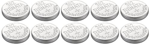 RENATA Knopfzellen Silber Oxid 362/SR721 SW 0% Quecksilber, 10 Stück