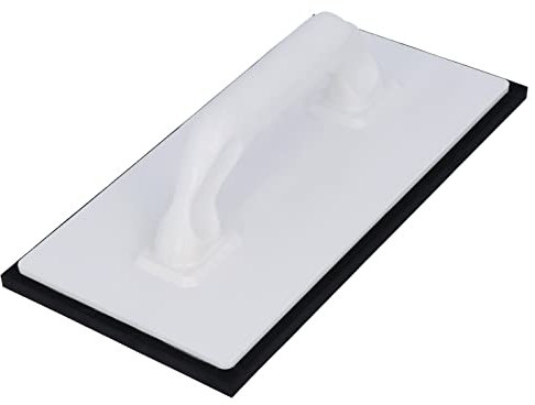 HELPMATE Reibebrett Kunststoff, 280 x 140 mm, 8mm Zellkautschuk schwarz, Made in Germany