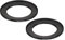 PATIKIL 52mm-72mm Metal Step Up Ring, 2 Pack Camera Lens Filter Adapter Ring Aluminum Filter Adapter Ring for Camera Lenses Hood, Black