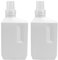 Ciieeo Durchsichtige 2 Stück Waschmittel-Aufbewahrungsflasche Kunststoff-Weichspüler-Aufbewahrungsflasche Leere Badezimmer-Shampoo-Flasche Für Shampoo-Lotion Spender