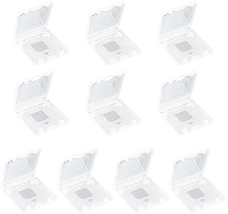 Junsi 10pcs Game Cartridge Case Clear Storage Box Compatible with Nintendo DS NDS/NDS Lite/NDSI/2DS Games Card