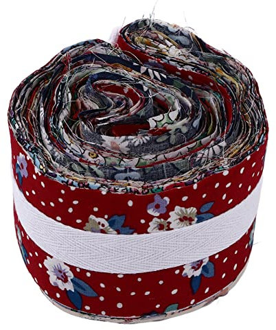 Qyebavge 36-teiliges Jelly Roll-Stoffset, Satte, Leuchtende Farben, Weiche, Reine Baumwolle Für Quilt-DIY-Projekte