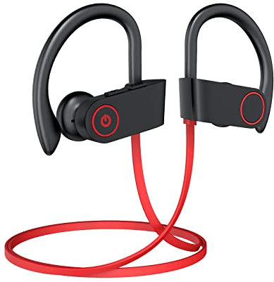 NUASI Earphones Wireless HD Deep Bass Stereo Sound Isolation, IPX7 Waterproof, Bluetooth Headphones in Ear for Jogging Training