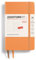 LEUCHTTURM1917 370826 Wochenkalender & Notizbuch 2025, Pocket A6 Hardcover - 12-Monats-Planer, liniert - Apricot, Französisch
