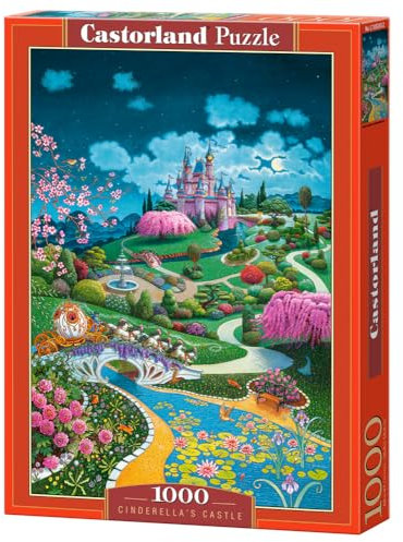 CASTORLAND 1000 Teile Puzzles Aschenputtel Schloss Märchenlandschaft Erwachsenenpuzzle Castorland C-105243-2