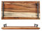 Coffee Table Tray Japanese Acacia Wood Tray Solid Wood Breakfast Tray With Handle Afternoon Tea Snack Tray Retro Dessert Tray Decorative Tray(B,S) (B M)